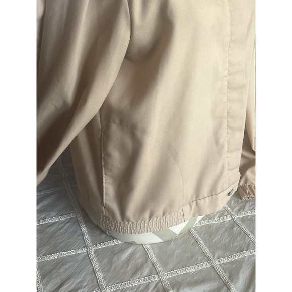 Vintage White Stag Lightweight Tan Bomber Jacket -Corduroy Shoulders -Size M - Picture 4 of 16